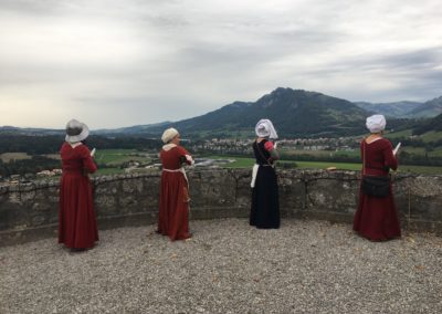 Crédit photo: Compagnie des Quatre Lunes. Journée des Châteaux suisses à Gruyères, 03.10.2021