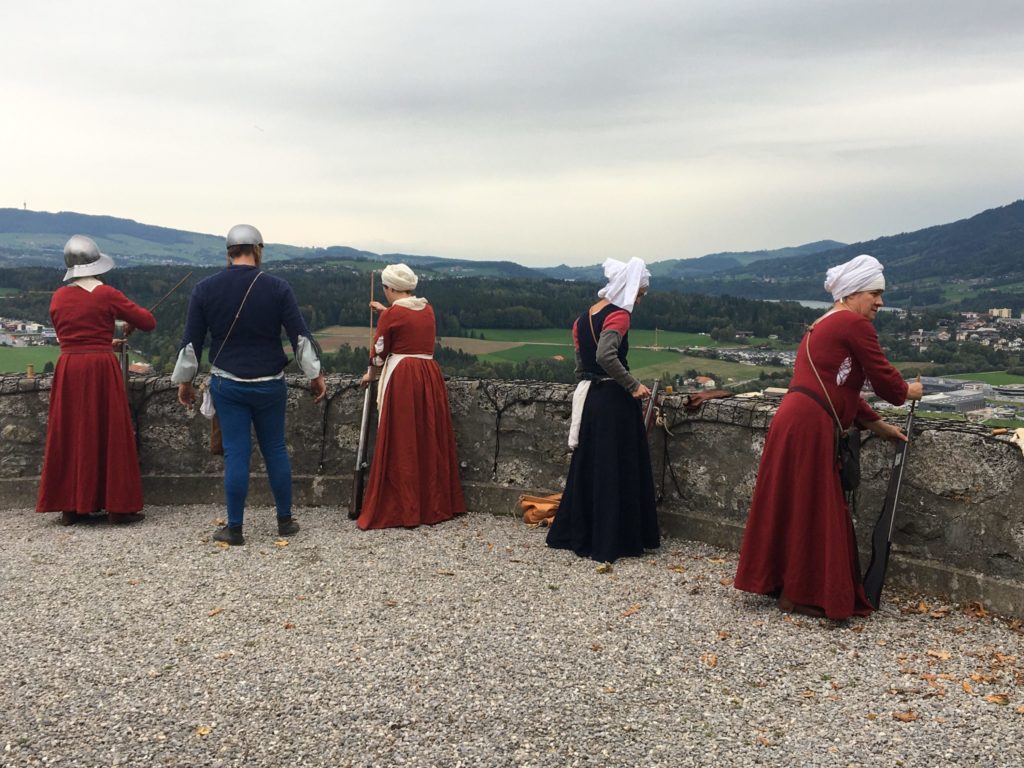 Crédit photo: Compagnie des Quatre Lunes. Journée des Châteaux suisses à Gruyères, 03.10.2021