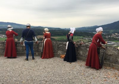 Crédit photo: Compagnie des Quatre Lunes. Journée des Châteaux suisses à Gruyères, 03.10.2021