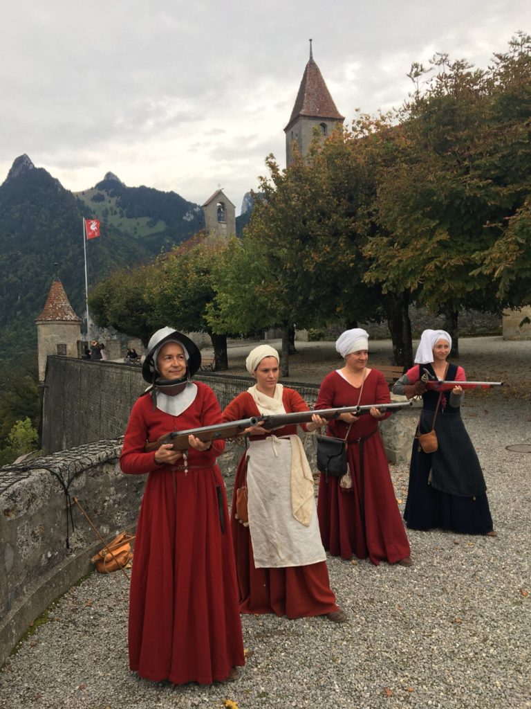 Crédit photo: Compagnie des Quatre Lunes. Journée des Châteaux suisses à Gruyères, 03.10.2021