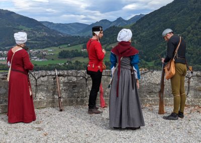 Crédit photo: Compagnie des Quatre Lunes. Journée des Châteaux suisses à Gruyères, 03.10.2021