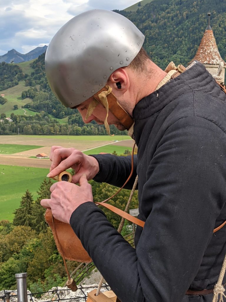 Crédit photo: Compagnie des Quatre Lunes. Journée des Châteaux suisses à Gruyères, 03.10.2021